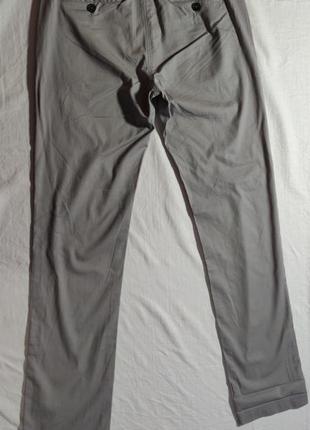 Чоловічі однотонні брюки piazza italia, розмір m(46), сірий9 фото