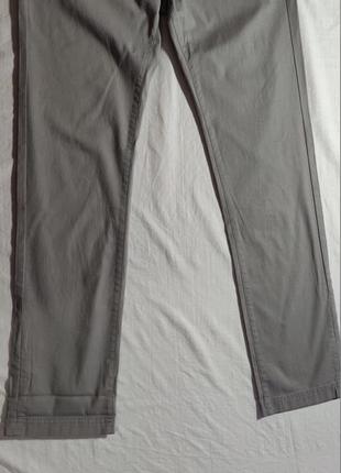 Чоловічі однотонні брюки piazza italia, розмір m(46), сірий3 фото