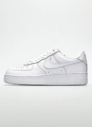 Женские кроссовки nike air force 1 w white #найк4 фото