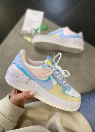 Nike air force shadow pastel 2.0 жіночі кросівки найк аір форс