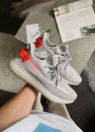 Adidas yeezy boost 350 v2 'tail light' жіночі кросівки адідас ези буст3 фото