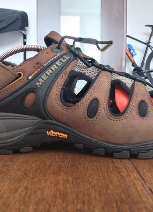 Трекинговые кроссовки сандалии летние merrell (оригинал) кожа р 42