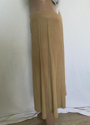 Очень красивая юбка песочного цвета3 фото