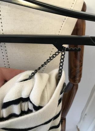 Ооигінальний кашеміровий светр chanel в полоску8 фото