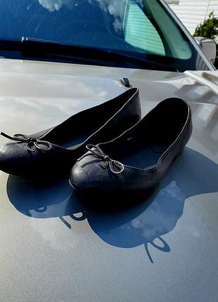 Балетки фірмові чорні 37.5 - 38