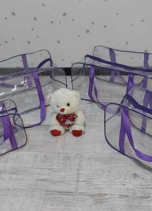 Сумки в пологовий, набір з 4х сумочек для роддома 5