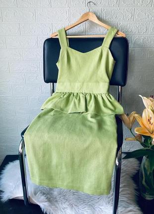 Сукня зелене баска