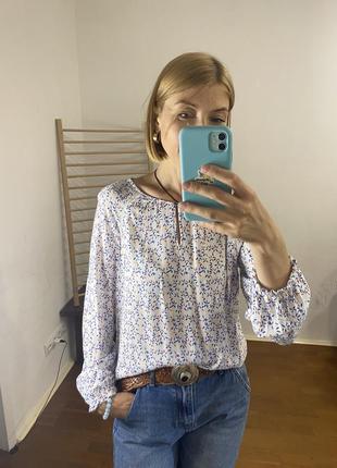Блуза з принтом2 фото