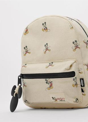 Детский рюкзак для zara kids disney c микки маусом удобный, красивый для мальчиков и девочек зара2 фото