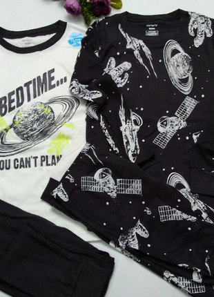 Пижамы космос с ночной свечением carters оригинал