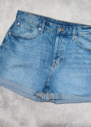 Новые джинсовые шорты бойфренды h&m5 фото