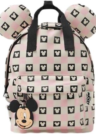 Zara kids disney детский рюкзак с микки маус легкий, милый, оригинал зара для девочек розовый3 фото