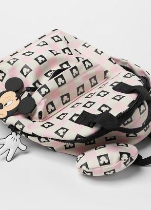 Zara kids disney детский рюкзак с микки маус легкий, милый, оригинал зара для девочек розовый5 фото