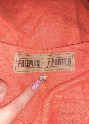 Льняные брюки штаны лен с карманами freeman t porter4 фото