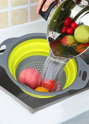 Друшляк корзина для мытья овощей и фруктов2 фото