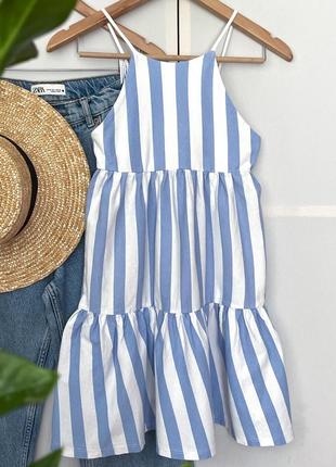 Сукня, сарафан на дівчинку zara 100% хлопок 😍