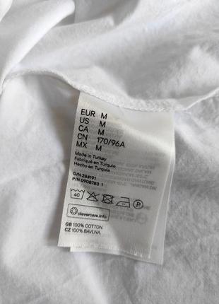 Топ блуза майка бавовна біла h&m,m,l,384 фото