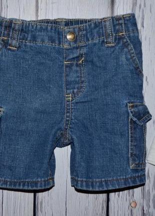 12 - 18 месяцев 80 - 86 см очень модные крутые шорты джинсовые фирменные для мальчика3 фото