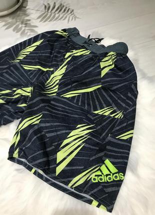 Жіночі темно-сині літні яркі шорти adidas розмір s1 фото