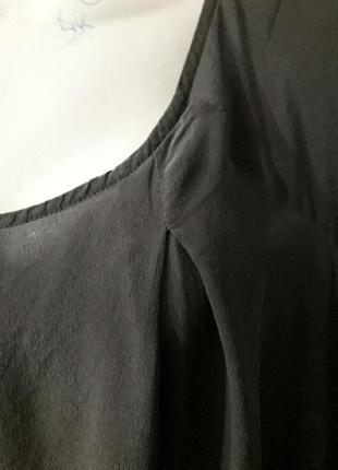 Брендова 100% шовк стильно оригінальна блуза з розрізом на спині р. 38 від minimum3 фото