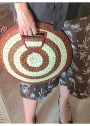 Соломеная сумка, d= 36 см