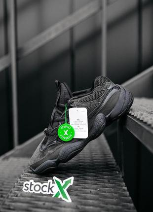 Женские кроссовки adidas yeezy 500 «utility black»#адидас2 фото