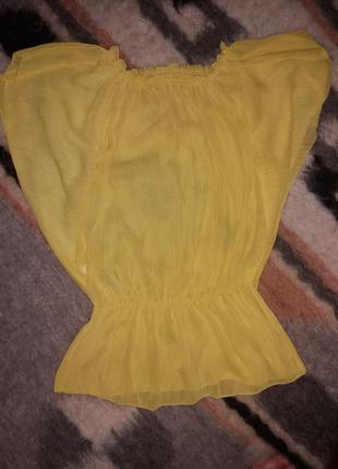 Легкая блуза-разлетайка (франция)