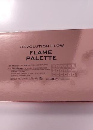 Палетка  revolution glow flame palette2 фото