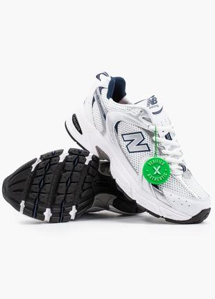 Жіночі кросівки new balance 530 white navy1 фото