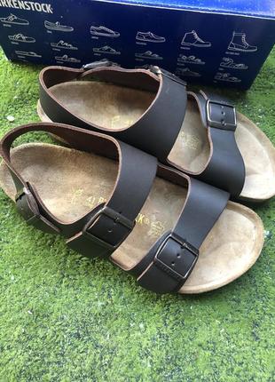 Birkenstock milano natural leather4 фото