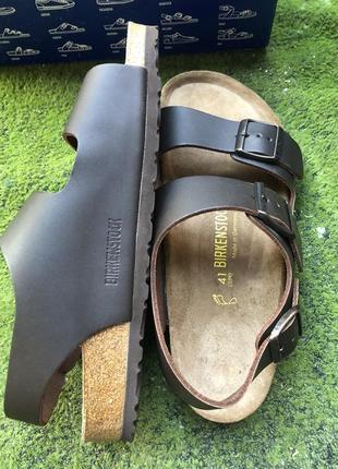 Birkenstock milano natural leather6 фото