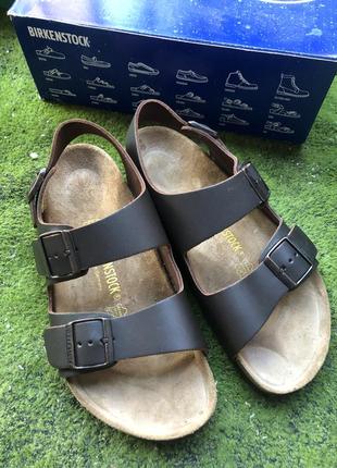 Birkenstock milano natural leather3 фото