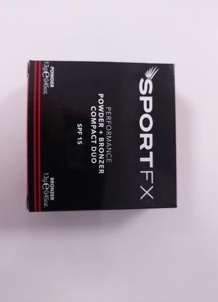 Ефективна пудра sportfx + компактний сонця spf 15