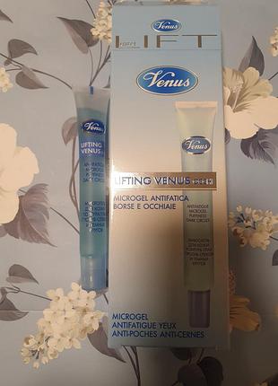 Микрогель для шкіри контуру очей venus lifting eyes antifatigue puffiness circles dark microgel , 15ml.