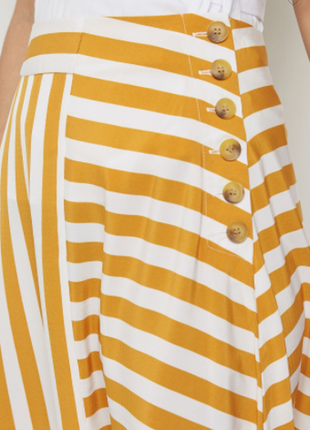 Асимметричная юбка в полоску, полосатая, летняя9 фото