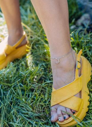 Браслет на ногу (анклет) с месяцем из камней, ножной браслет луна, серебряное покрытие 925 пробы, 21+5 см