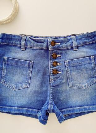 Блакитні джинсові шорти артикул: 12130