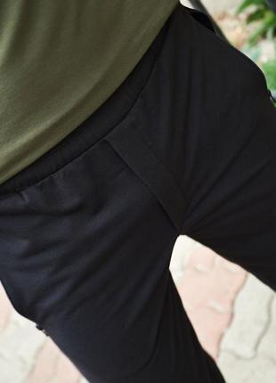 Чоловічі трикотажні штани джоггеры з кишенями3 фото