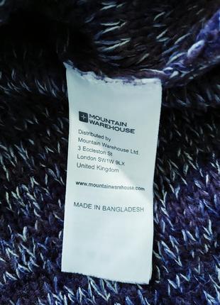 Жіночий в'язаний светр/реглан/пуловер mountain warehouse5 фото