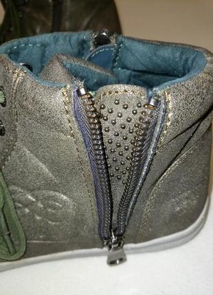 Жіночі демісезонні черевики tom tailor (штучна шкіра, німеччина)6 фото