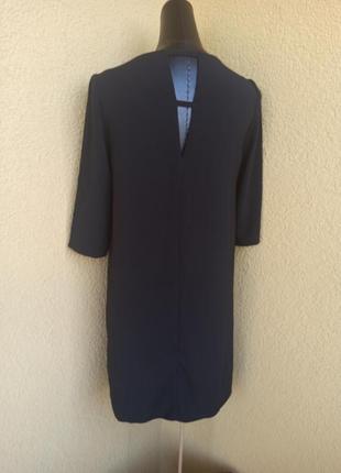 Стильное черное женское платье3 фото