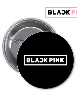 Значок kpop blackpink black pink