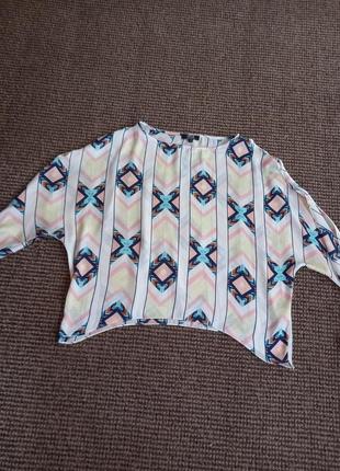 Шикарная блузка с асиметричным низом  opus london5 фото