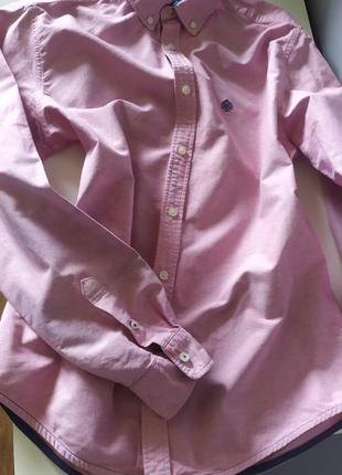 Розовая рубашка мужского кроя2 фото