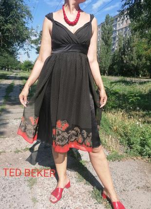 💢ted beker. практично нова сукня 💯шелк