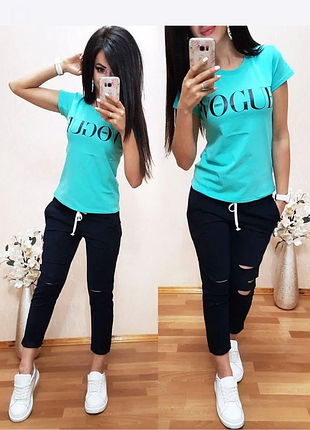❤️ефектний жіночий прогулянковий костюмчик vogue!)