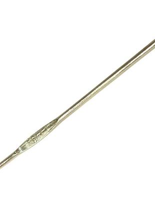 Гачок односторонній золотий наконечник №1.00/12см