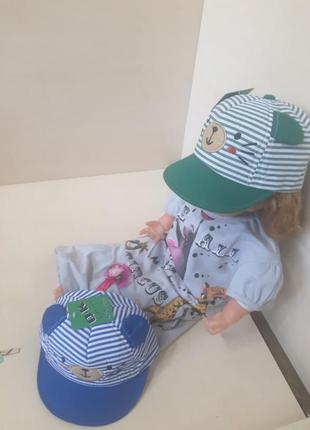 Летняя шапочка кепка панама для мальчика 0.5 - 1,5 года3 фото