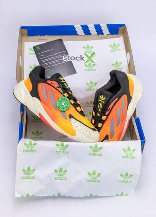 Кросівки adidas ozelia orange/white😎