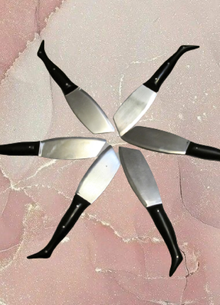Набір столових ножів ручної роботи "кабаре" вінтаж срср2 фото